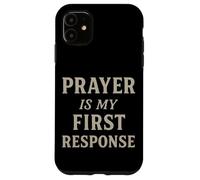La preghiera è la mia risposta motivazionale ispiratrice cristiana Custodia per iPhone 11