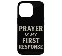 La preghiera è la mia risposta motivazionale ispiratrice cristiana Custodia per iPhone 13 Pro