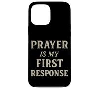 La preghiera è la mia risposta motivazionale ispiratrice cristiana Custodia per iPhone 13 Pro Max