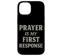 La preghiera è la mia risposta motivazionale ispiratrice cristiana Custodia per iPhone 14