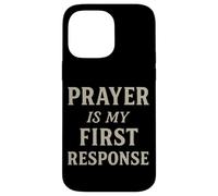 La preghiera è la mia risposta motivazionale ispiratrice cristiana Custodia per iPhone 14 Pro Max