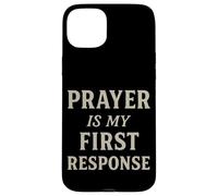 La preghiera è la mia risposta motivazionale ispiratrice cristiana Custodia per iPhone 15 Plus