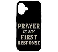 La preghiera è la mia risposta motivazionale ispiratrice cristiana Custodia per iPhone 16