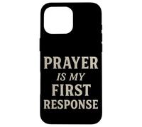La preghiera è la mia risposta motivazionale ispiratrice cristiana Custodia per iPhone 16 Pro Max