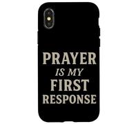 La preghiera è la mia risposta motivazionale ispiratrice cristiana Custodia per iPhone X/XS