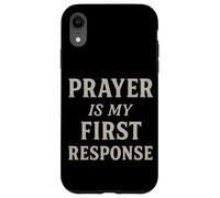 La preghiera è la mia risposta motivazionale ispiratrice cristiana Custodia per iPhone XR