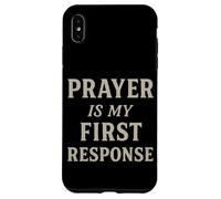 La preghiera è la mia risposta motivazionale ispiratrice cristiana Custodia per iPhone XS Max