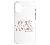 La preghiera è l'arma 2 Corinzi 10 4 Custodia per iPhone 16