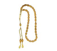 La preghiera musulmana di colore classico borda le perline di Tasbih Misbaha Dhikr con le nappe dell'oro per il regalo di lusso, フリーサイズ