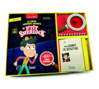 La première super enquête de P'tit Sherlock: Coffret avec un roman, une loupe magique, une roue de décodage, un super guide de détective et un carnet d'enquêteur