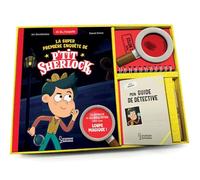 La première super enquête de P'tit Sherlock: Coffret avec un roman, une loupe magique, une roue de décodage, un super guide de détective et un carnet d'enquêteur