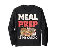 La Preparazione del pasto della Signora del Pranzo dell'operatore del Servizio Alimentare è Il Mio Cardio Maglia a Manica