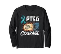 La presenza di PTSD Non Significa Assenza di Coraggio Maglia a Manica