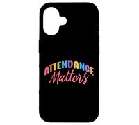 la presenza è importante Progettare per uno spettacolo Custodia per iPhone 16