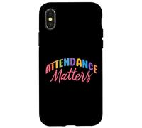 la presenza è importante Progettare per uno spettacolo Custodia per iPhone X/XS