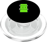 La pressione del colore verde è un grafico verde privilegio PopSockets PopGrip per MagSafe
