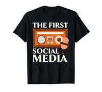 La Prima Radio radiooperatore di Trasmissione dei Social Media Maglietta