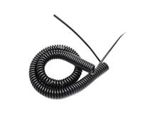 La primavera A spirale Cavo di alimentazione espandibile a 2 nuclei Cavo a spirale telescopico a molla nera 24AWG 20AWG 17AWG 14AWG 2,5 metri 5 metri 7,5 metri Retrattile Bobina (Size : Line length 2