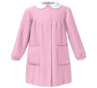 La Primula Verde, Grembiule Asilo da Bambina, Femmina, Quadretto bianco/rosa, dai 2 ai 8 anni, con Logo e Senza Logo, A Parte Sacca Cotone Asilo, Taglia Unica (37x33 cm)