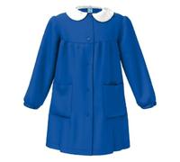 La Primula Verde, Grembiule Scuola Elementare Infanzia da Bambina, Blu, Bottoni, Con e Senza Logo, dai 6 ai 15 anni. Colletto Siggi Bianco acquistabile a Parte per Elementari e Medie