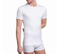 La Primula Verde, Maglia Bianca da Intimo Uomo Mezza Manica in Cotone Felpato, Ideale per Lavoro, Palestra, Magliette Termiche tengono Il Caldo, dalla 3 alla 8 Misura Bianco