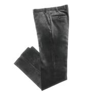 La Primula Verde Pantalone Elegante da Uomo Duca Visconti di Modrone in Velluto, 11 Colori, dalla 48 alla 65 Leggermente Elasticizzati, Ideale per Le Taglie Forti (63 IT Calibrate, Grigio)
