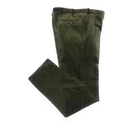 La Primula Verde Pantalone Elegante da Uomo Duca Visconti di Modrone in Velluto, 11 Colori, dalla 48 alla 65 Leggermente Elasticizzati, Ideale per Le Taglie Forti (63 IT Calibrate, Verdone)