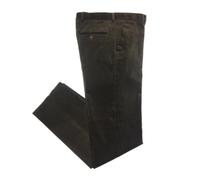 La Primula Verde Pantalone Elegante da Uomo Duca Visconti di Modrone in Velluto, 11 Colori, dalla 48 alla 65 Leggermente Elasticizzati, Ideale per Le Taglie Forti (63 IT Calibrate, Marrone)