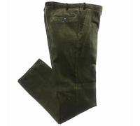 La Primula Verde Pantalone Elegante Giovanile Slim da Uomo Duca Visconti di Modrone in Velluto, 7 Colori, dalla 48 alla 60 (48, Verdone)