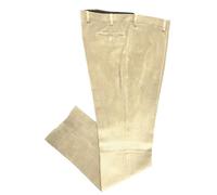 La Primula Verde Pantalone Elegante Giovanile Slim da Uomo Duca Visconti di Modrone in Velluto, 7 Colori, dalla 48 alla 60 (52, Beige)