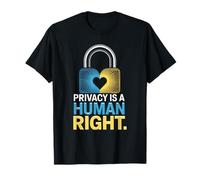 La Privacy è Una Protezione dei Dati del Lucchetto per i Diritti Umani Maglietta