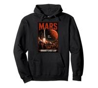La prossima frontiera Spaziale di Mars Humanity Felpa con Cappuccio