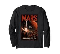 La prossima frontiera Spaziale di Mars Humanity Maglia a Manica