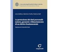 La protezione dei dati personali: natura, garanzie e bilanciamento di un d...