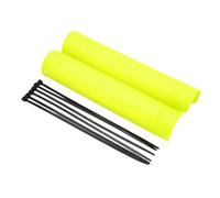La protezione della guardia della forcella motociclistica universale si copre compatibili con varie bici da motocross e sporco tra cui modelli di bici da strada selezionati(Fluorescent Green)