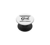 La protezione dell'ambiente è il mio obiettivo - Consapevolezza ecologica PopSockets PopGrip Adesivo