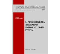La prova dichiarativa. Testimonianza ed esame delle parti eventuali