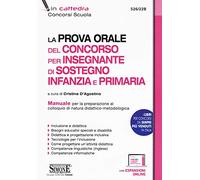 La prova orale del concorso per insegnante di sostegno Infanzia e Primaria