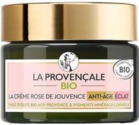 La Provençale Bio - Crema rosa della giovinezza antietà con certificazione Bio - Olio di oliva biologico DOP Provence - Per Tutti i tipi di pelle anche i più sensibili - 50 ml