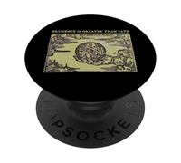 La prudenza è più grande del destino Fato Prudentia Maior Stoicismo PopSockets PopGrip Adesivo