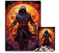 La psichedelia colorata di Ninja Killer Puzzle da 1000 pezzi Puzzle di carta per adulti Attività domestica per feste Compleanni e serate di giochi in famiglia 1000 pezzi (38x26 cm)