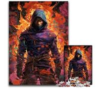 La psichedelia colorata di Ninja Killer Puzzle da 1000 pezzi Puzzle di carta per adulti per amanti dei viaggi e coppie Giocattolo stimolante 1000 pezzi (38x26 cm)