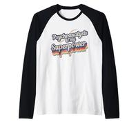 La psicoanalisi è la mia psicoanalisi del design della superpotenza Maglia con Maniche Raglan
