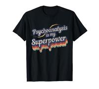 La psicoanalisi è la mia superpotenza Design Psicoanalisi Maglietta