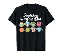 La psicologia è la mia Tazza di tè Psicologo Salute mentale Maglietta
