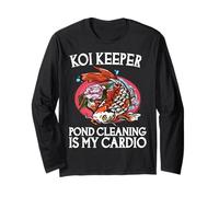 La Pulizia dello Stagno di Koi Keeper è Il Mio Cardio Maglia a Manica
