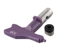 La punta spray metallica per sistemi di verniciatura airless offre una resa costante e un rischio di intasamento ridotto durante l'uso prolungato (535)