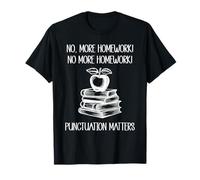La punteggiatura Conta, Divertente Insegnante di Grammatica Maglietta