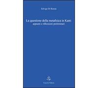 La questione della metafisica in Kant. Appunti e riflessioni preliminari