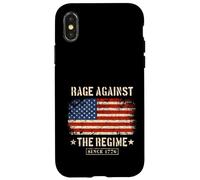 La rabbia contro il regime non resiste a nessun re dal 1776 Custodia per iPhone X/XS